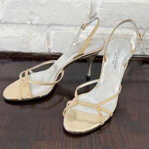 Dolce & Gabbana Metallic Gold Heels